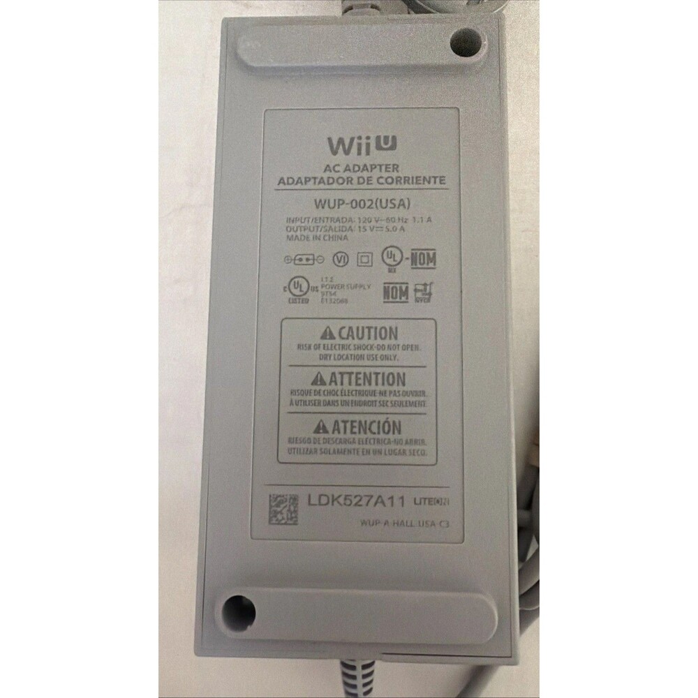 OEM Nintendo WUP002 AC Power Adapter for Wii U Console